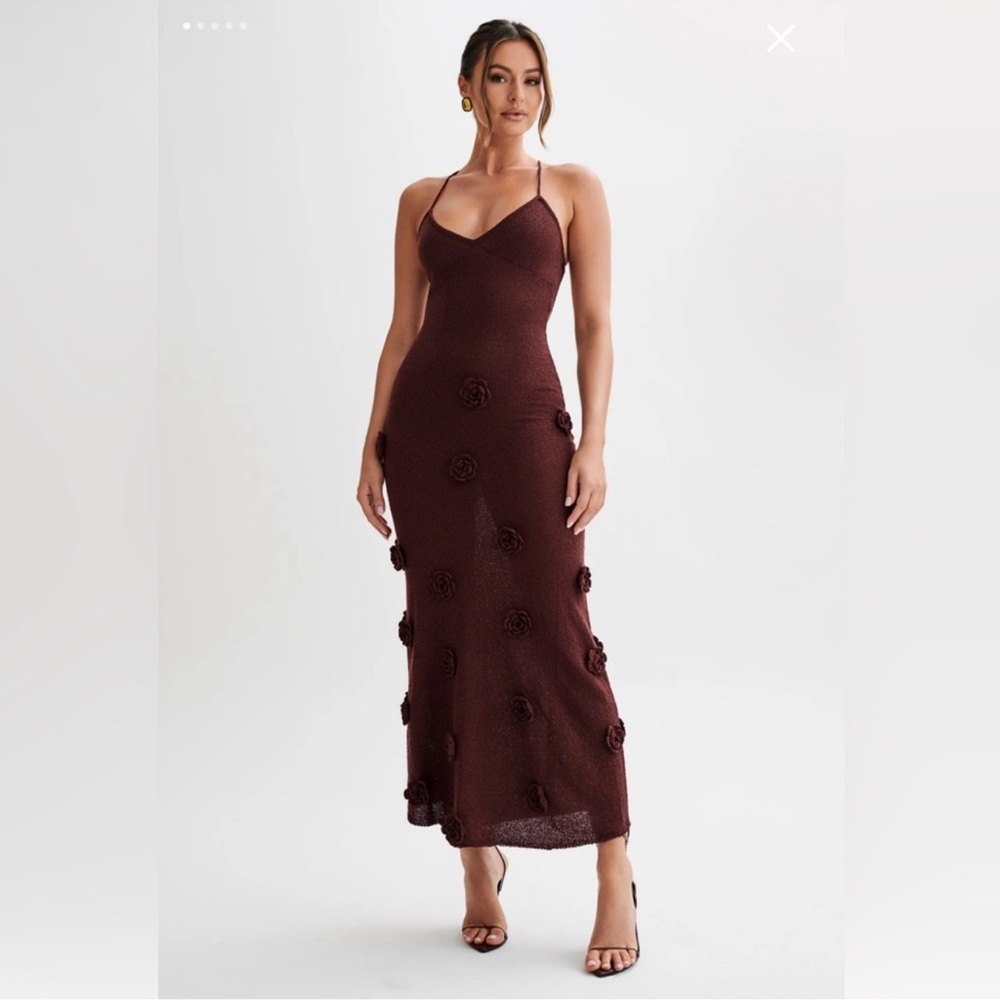 Meshki Suki Knit Plum Dress